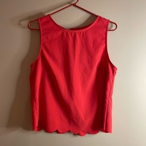 GUC Red Sleeveless Layering Top, Size M